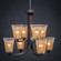 Apollo Eight Light Chandelier in Dark Granite (200|578-DG-630)