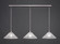 Any Three Light Multi Light Mini Pendant in Brushed Nickel (200|36-BN-709)