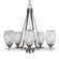 Uptowne Five Light Chandelier in Aged Silver (200|325-AS-4165)