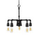 Vintage Five Light Chandelier in Dark Granite (200|285-DG-AT18)