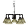 Vintage Five Light Chandelier in Dark Granite (200|285-DG-7185)