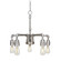 Vintage LED Chandelier in Aged Silver (200|285-AS-LED18C)