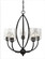 Marquise Five Light Chandelier in Dark Granite (200|2415-DG-300)