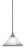 Any One Light Mini Pendant in Brushed Nickel (200|23-BN-5721)