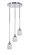 Empire Three Light Cluster Pendalier in Chrome (200|2143-CH-4810)