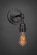 Vintage One Light Wall Sconce in Dark Granite (200|181-DG-AT18)