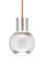 Mina LED Pendant in Satin Nickel (182|700TDMINAP1CPS-LEDWD)