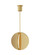 Bau LED Pendant in Natural Brass (182|700TDBAU18NB-LED930)