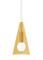 Orbel LED Pendant in Natural Brass (182|700MPOBLPNB-LED930)