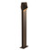 Triform Compact LED Bollard in Textured Bronze (69|7327.72-WL)