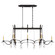 Vesca Eight Light Chandelier in Black (53|VA8436N-51H)