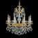La Scala Eight Light Chandelier in French Gold (53|5073-26)