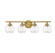 Carson Four Light Bath Bar in Warm Brass (51|8-4050-4-322)