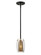 Dunbar One Light Pendant in Warm Brass with Bronze Accents (51|7-9064-1-95)