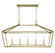 Townsend Five Light Linear Chandelier in Warm Brass (51|1-324-5-322)