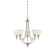 Herndon Five Light Chandelier in Satin Nickel (51|1-1001-5-SN)