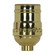 Short Keyless Socket in Polished Brass (230|80-1028)
