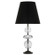 Williamsburg Orlando One Light Table Lamp in Deep Patina Bronze w/ Clear Crystal (165|Z260B)