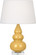 Small Triple Gourd One Light Accent Lamp in Sunset Yellow Glazed Ceramic w/Lucite Base (165|SU33X)