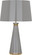 Pearl One Light Table Lamp in Smoky Taupe Lacquered Paint w/Modern Brass (165|ST44)