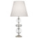 Williamsburg Orlando One Light Table Lamp in Clear Crystal w/ Polished Nickel (165|S260)