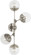 Celeste Four Light Wall Sconce in POLISHED NICKEL (165|S1216)