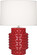 Dolly One Light Accent Lamp in Ruby Red Glazed Textured Ceramic (165|RR801)