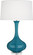 Pike One Light Table Lamp in Peacock Glazed Ceramic w/Lucite Base (165|PC996)
