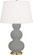 Triple Gourd One Light Table Lamp in Matte Smoky Taupe Glazed Ceramic w/Antique Natural Brass (165|MST40)