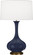 Pike One Light Table Lamp in Matte Midnight Blue Glazed Ceramic w/Aged Brass (165|MMB94)