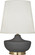 Michael Berman Nolan One Light Table Lamp in Matte Ash Glazed Ceramic w/Modern Brass (165|MCR24)