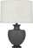 Michael Berman Atlas One Light Table Lamp in Matte Ash Glazed Ceramic w/Deep Patina Bronze (165|MCR22)