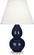 Small Double Gourd One Light Accent Lamp in Midnight Blue Glazed Ceramic w/Lucite Base (165|MB13X)