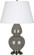 Double Gourd One Light Table Lamp in Ash Glazed Ceramic w/Antique Silver (165|CR22X)