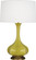 Pike One Light Table Lamp in Citron Glazed Ceramic w/Aged Brass (165|CI994)