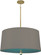 Williamsburg Custis Three Light Pendant in Modern Brass (165|BN331)