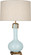 Athena One Light Table Lamp in Baby Blue Glazed Ceramic w/Aged Brass (165|BB992)