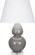 Double Gourd One Light Table Lamp in Smoky Taupe Glazed Ceramic w/Lucite Base (165|A750X)