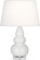 Small Triple Gourd One Light Accent Lamp in Lily Glazed Ceramic w/Lucite Base (165|A281X)