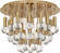 Jonathan Adler Milano One Light Flushmount in Polished Brass w/Crystal (165|754)