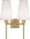 Jonathan Adler Meurice Two Light Wall Sconce in Modern Brass (165|724W)