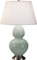 Double Gourd One Light Table Lamp in Celadon Glazed Ceramic w/Antique Silver (165|1791X)
