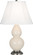 Small Double Gourd One Light Accent Lamp in Bone Glazed Ceramic (165|1776)
