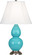 Small Double Gourd One Light Accent Lamp in Egg Blue Glazed Ceramic (165|1761)