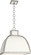 Ranger Three Light Pendant in Glossy White Painted w/Polished Nickel (165|1447)