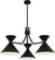 Cinch Three Light Chandelier in Matte Black (165|1254)