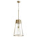 Pylon Pendants One Light Pendant in Aged Brass w/ Clear (19|828-80)