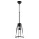 Pylon Pendants One Light Pendant in Textured Black w/ Clear (19|826-69)