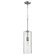 One Light Pendant in Satin Nickel w/ Textured Glass (19|8191-65)