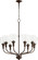 Richmond Eight Light Chandelier in Oiled Bronze w/ Clear/Seeded (19|6811-8-186)